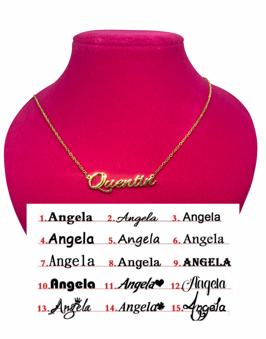 Original Custom Nameplate Necklace