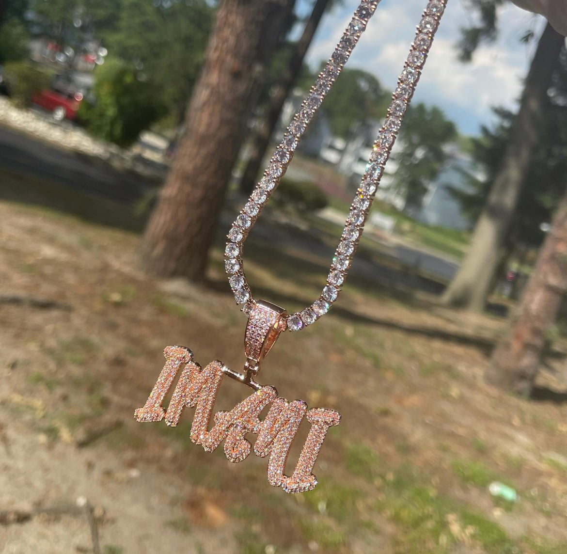 Icy Custom Pendant + Tennis Chain